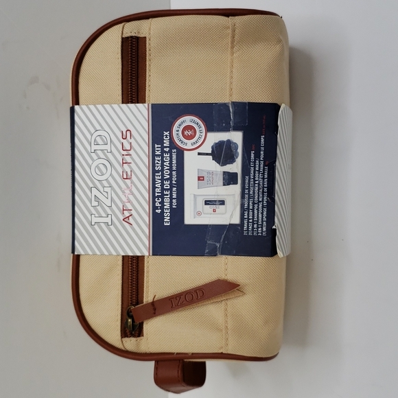 IZOD TRAVE TOILETRY BAG, INCLUDES BODY WASH, WET NAPKINS, BODY SCRUB - Picture 9 of 9